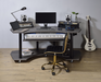 Eleazar Black Oak Computer Desk - Imperial Furniture (Las Vegas, NV) - Multi Location