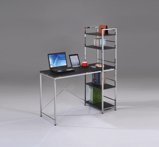 Elvis Black & Chrome Computer Desk - Imperial Furniture (Las Vegas, NV) - Multi Location
