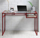 Yasin Red & Glass Desk - Imperial Furniture (Las Vegas, NV) - Multi Location