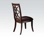 Acme Keenan Dining Side Chairs (Set of 2) in Dark Walnut 60257 - Imperial Furniture (Las Vegas, NV) - Multi Location