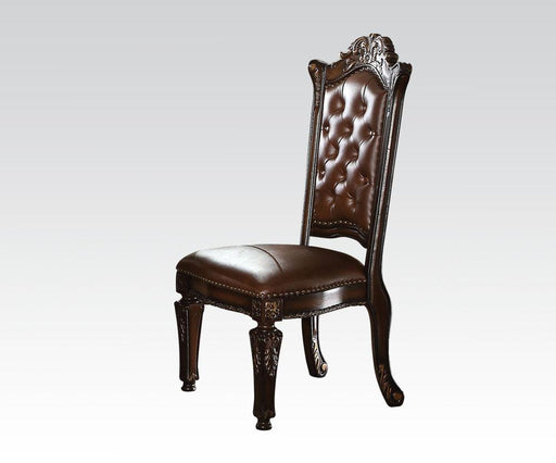 Acme Vendome Dining Side Chair with Leather-Like Uphostery (Set of 2) 62004 - Imperial Furniture (Las Vegas, NV) - Multi Location