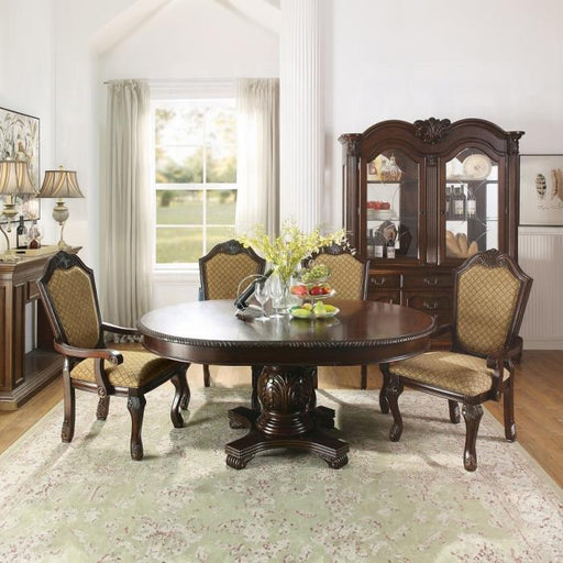 Chateau De Ville Fabric & Espresso Arm Chair - Imperial Furniture (Las Vegas, NV) - Multi Location