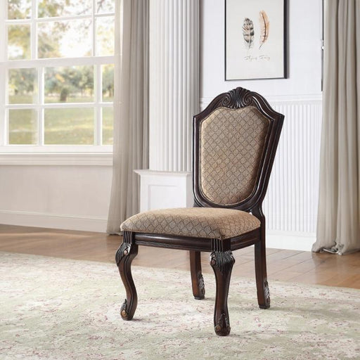Chateau De Ville Fabric & Espresso Side Chair - Imperial Furniture (Las Vegas, NV) - Multi Location