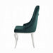 Dekel Green Fabric & Stainless Steel Side Chair - Imperial Furniture (Las Vegas, NV) - Multi Location