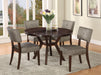 Drake Gray Fabric & Espresso Side Chair - Imperial Furniture (Las Vegas, NV) - Multi Location