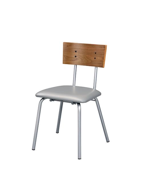 Jurgen PU & Silver Side Chair - Imperial Furniture (Las Vegas, NV) - Multi Location