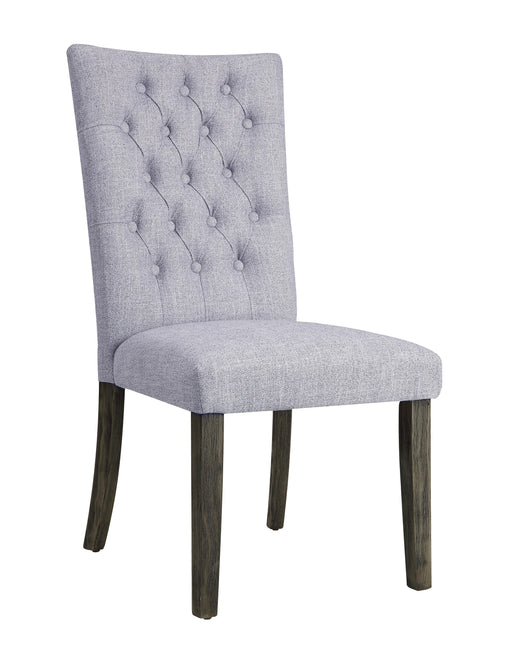 Merel Gray Linen & Gray Oak Side Chair - Imperial Furniture (Las Vegas, NV) - Multi Location
