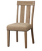 Nathaniel Fabric & Maple Side Chair , Slatted Back - Imperial Furniture (Las Vegas, NV) - Multi Location