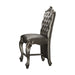 Versailles Silver PU & Antique Platinum Counter Height Chair - Imperial Furniture (Las Vegas, NV) - Multi Location