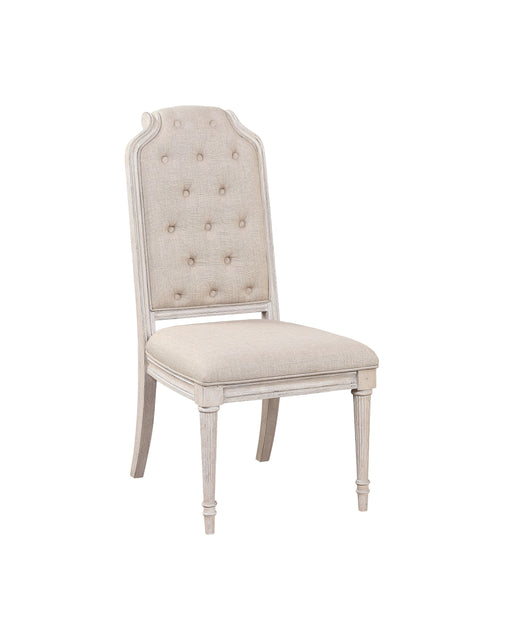 Wynsor Fabric & Antique Champagne Side Chair - Imperial Furniture (Las Vegas, NV) - Multi Location
