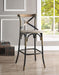 Zaire Antique Copper & Antique Oak Bar Chair (1Pc) - Imperial Furniture (Las Vegas, NV) - Multi Location