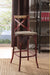 Zaire Antique Red & Antique Oak Bar Chair (1Pc) - Imperial Furniture (Las Vegas, NV) - Multi Location