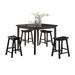 Gaucho Black Counter Height Set (5Pc Pk) - Imperial Furniture (Las Vegas, NV) - Multi Location