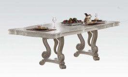 Acme Ragenardus Rectangular Dining Table in Antique White 61280 - Imperial Furniture (Las Vegas, NV) - Multi Location