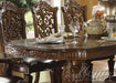 Acme Vendome Double Pedestal Dining Table in Cherry - Imperial Furniture (Las Vegas, NV) - Multi Location