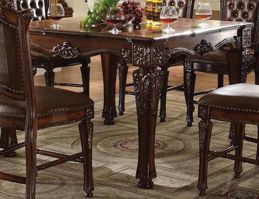 Acme Vendome Square Counter Height Table in Cherry 62025 CLOSEOUT - Imperial Furniture (Las Vegas, NV) - Multi Location