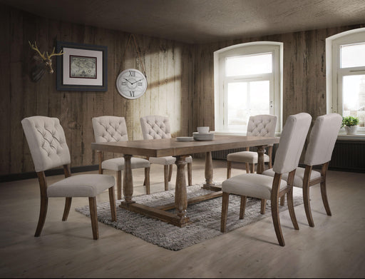 Bernard Weathered Oak Dining Table - Imperial Furniture (Las Vegas, NV) - Multi Location
