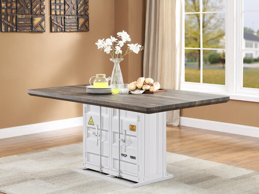 Cargo Antique Walnut & White Dining Table - Imperial Furniture (Las Vegas, NV) - Multi Location