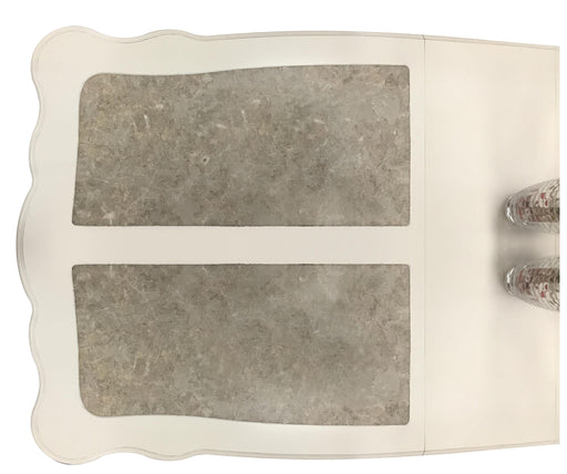 Chantelle Marble & Pearl White Dining Table - Imperial Furniture (Las Vegas, NV) - Multi Location