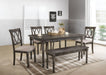 Claudia II Weathered Gray Dining Table - Imperial Furniture (Las Vegas, NV) - Multi Location