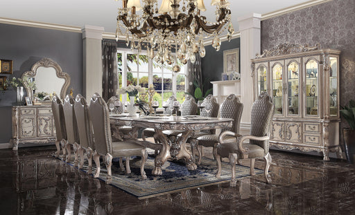 Dresden Vintage Bone White Dining Table (136"L) - Imperial Furniture (Las Vegas, NV) - Multi Location