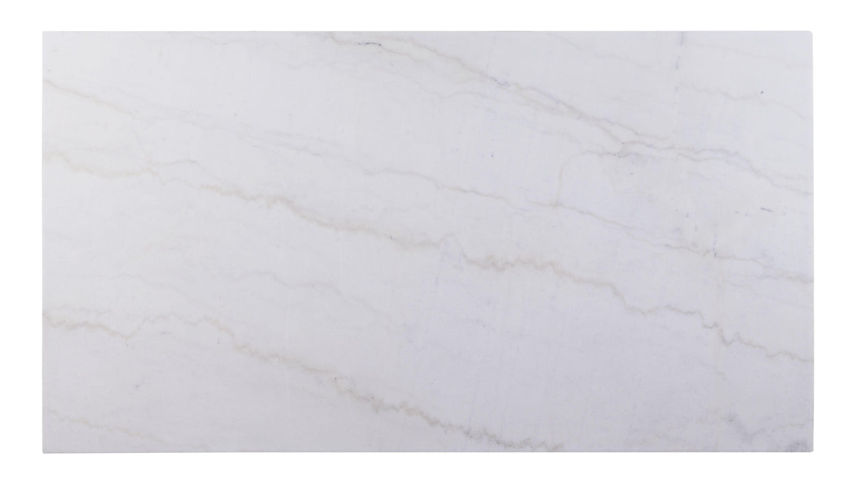 Gerardo White Marble & Weathered Espresso Dining Table - Imperial Furniture (Las Vegas, NV) - Multi Location