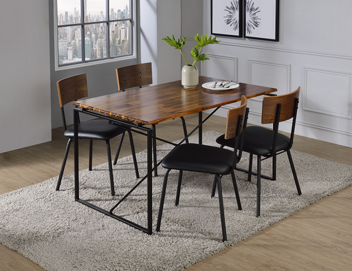 Jurgen Oak & Black Dining Table - Imperial Furniture (Las Vegas, NV) - Multi Location