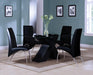 Pervis Black & Clear Glass Dining Table - Imperial Furniture (Las Vegas, NV) - Multi Location