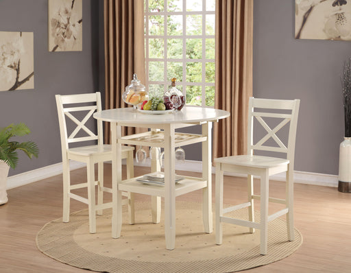 Tartys Cream Counter Height Table - Imperial Furniture (Las Vegas, NV) - Multi Location