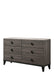 Avantika Faux Marble & Rustic Gray Oak Dresser - Imperial Furniture (Las Vegas, NV) - Multi Location