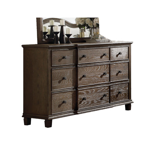 Baudouin Weathered Oak Dresser - Imperial Furniture (Las Vegas, NV) - Multi Location