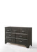 Carine II Gray Dresser - Imperial Furniture (Las Vegas, NV) - Multi Location
