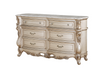 Gorsedd Marble & Antique White Dresser - Imperial Furniture (Las Vegas, NV) - Multi Location