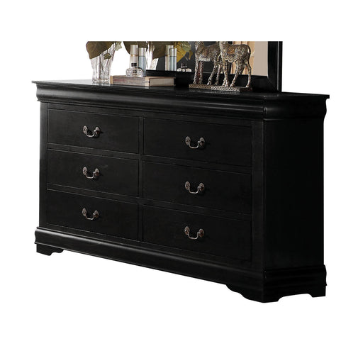 Louis Philippe Black Dresser - Imperial Furniture (Las Vegas, NV) - Multi Location