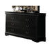 Louis Philippe Black Dresser - Imperial Furniture (Las Vegas, NV) - Multi Location