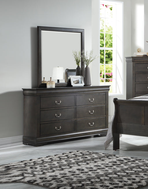 Louis Philippe Dark Gray Dresser - Imperial Furniture (Las Vegas, NV) - Multi Location