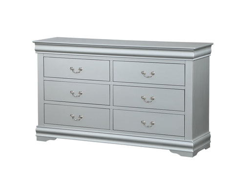 Louis Philippe Platinum Dresser - Imperial Furniture (Las Vegas, NV) - Multi Location