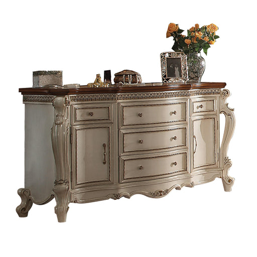 Picardy Antique Pearl & Cherry Oak Dresser - Imperial Furniture (Las Vegas, NV) - Multi Location