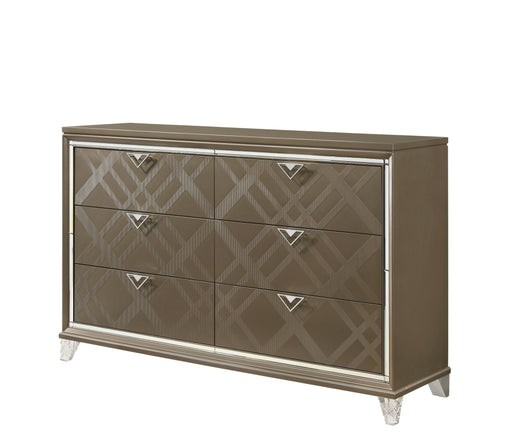 Skylar Dark Champagne Dresser - Imperial Furniture (Las Vegas, NV) - Multi Location