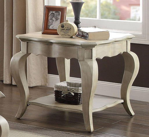 Acme Chelmsford End Table in Antique Taupe 86052 - Imperial Furniture (Las Vegas, NV) - Multi Location