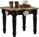Acme Furniture Ernestine End Table in Marble/Black 82152 - Imperial Furniture (Las Vegas, NV) - Multi Location