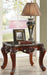 Acme Furniture Eustoma End Table in Marble/Walnut 83067 - Imperial Furniture (Las Vegas, NV) - Multi Location