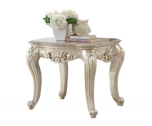 Acme Furniture Gorsedd End Table in Antique White 82442 - Imperial Furniture (Las Vegas, NV) - Multi Location