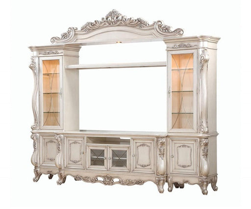 Acme Furniture Gorsedd Entertainment Center in Antique White 91440 - Imperial Furniture (Las Vegas, NV) - Multi Location