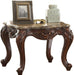 Acme Furniture Jardena End Table in Marble/Cherry Oak 81657 - Imperial Furniture (Las Vegas, NV) - Multi Location