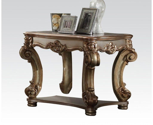 Acme Vendome End Table in Gold Patina 83001 - Imperial Furniture (Las Vegas, NV) - Multi Location