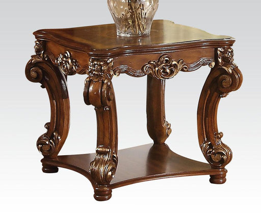 Acme Vendome Square End Table in Cherry 82001 - Imperial Furniture (Las Vegas, NV) - Multi Location