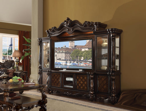 Versailles Cherry Oak Entertainment Center (Side Piers & Bridge) - Imperial Furniture (Las Vegas, NV) - Multi Location