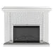Acme Furniture Nysa Fireplace in Mirrored & Faux Crystals 90204 - Imperial Furniture (Las Vegas, NV) - Multi Location