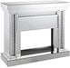 Acme Furniture Nysa Fireplace in Mirrored & Faux Crystals 90272 - Imperial Furniture (Las Vegas, NV) - Multi Location